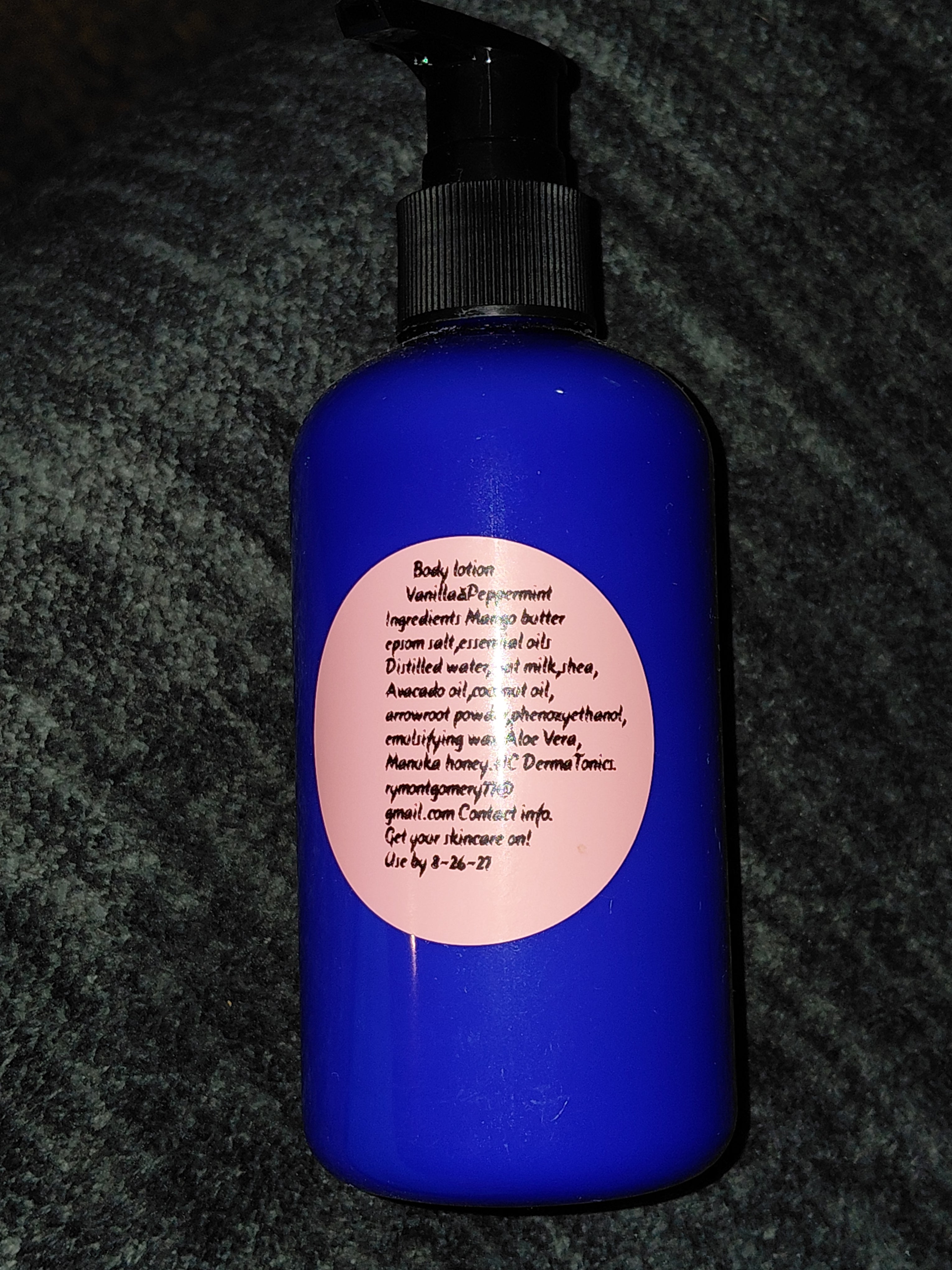 Body Lotion. Vanilla & Peppermint