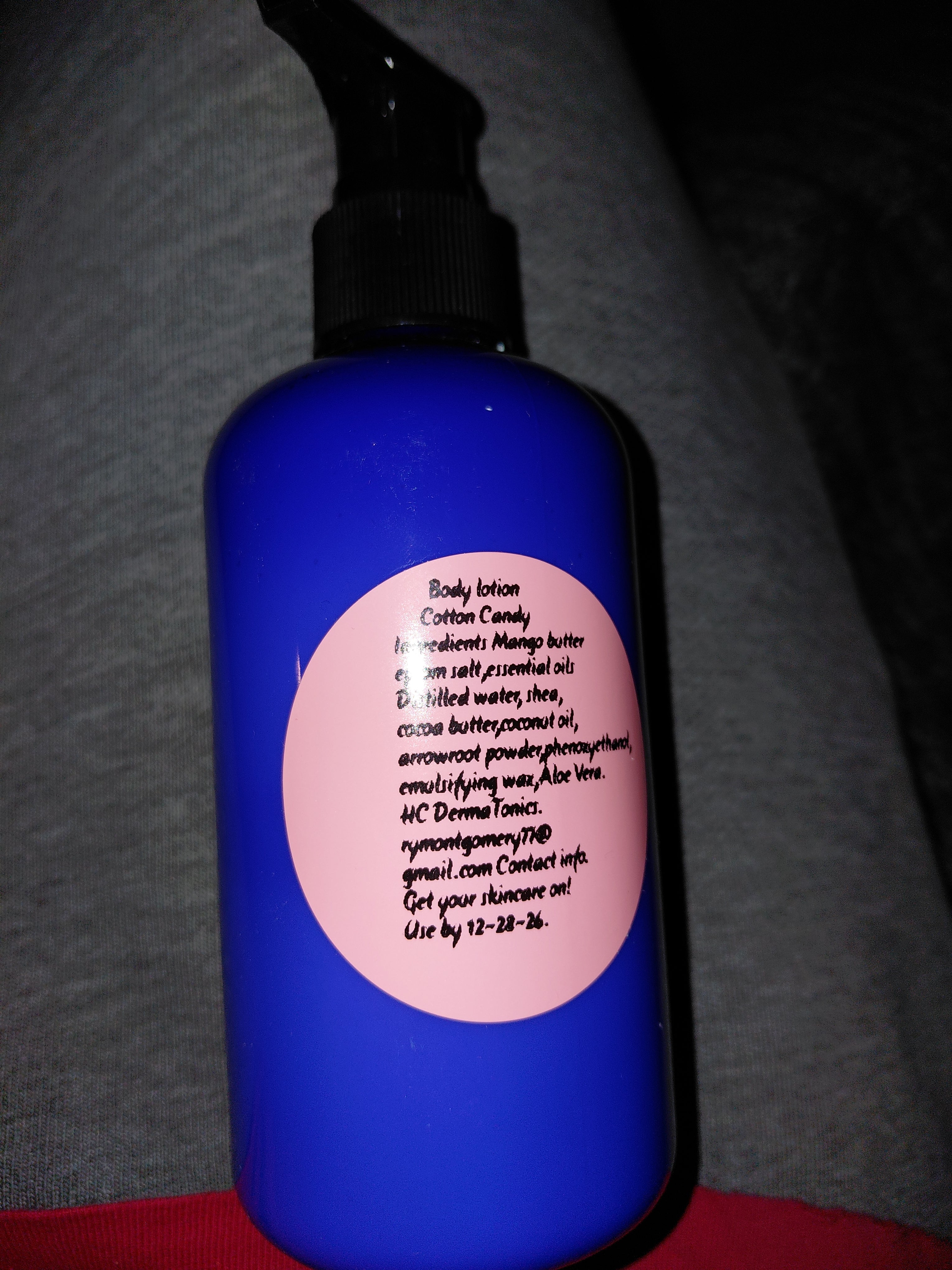 Lotion.  Cotton Candy